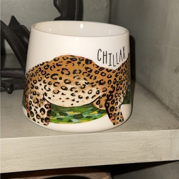 Opalhouse Opal House Chillax Cheetah Leopard Porcelain Coffee Tea Mug Cup 16oz - Picture 2 of 6